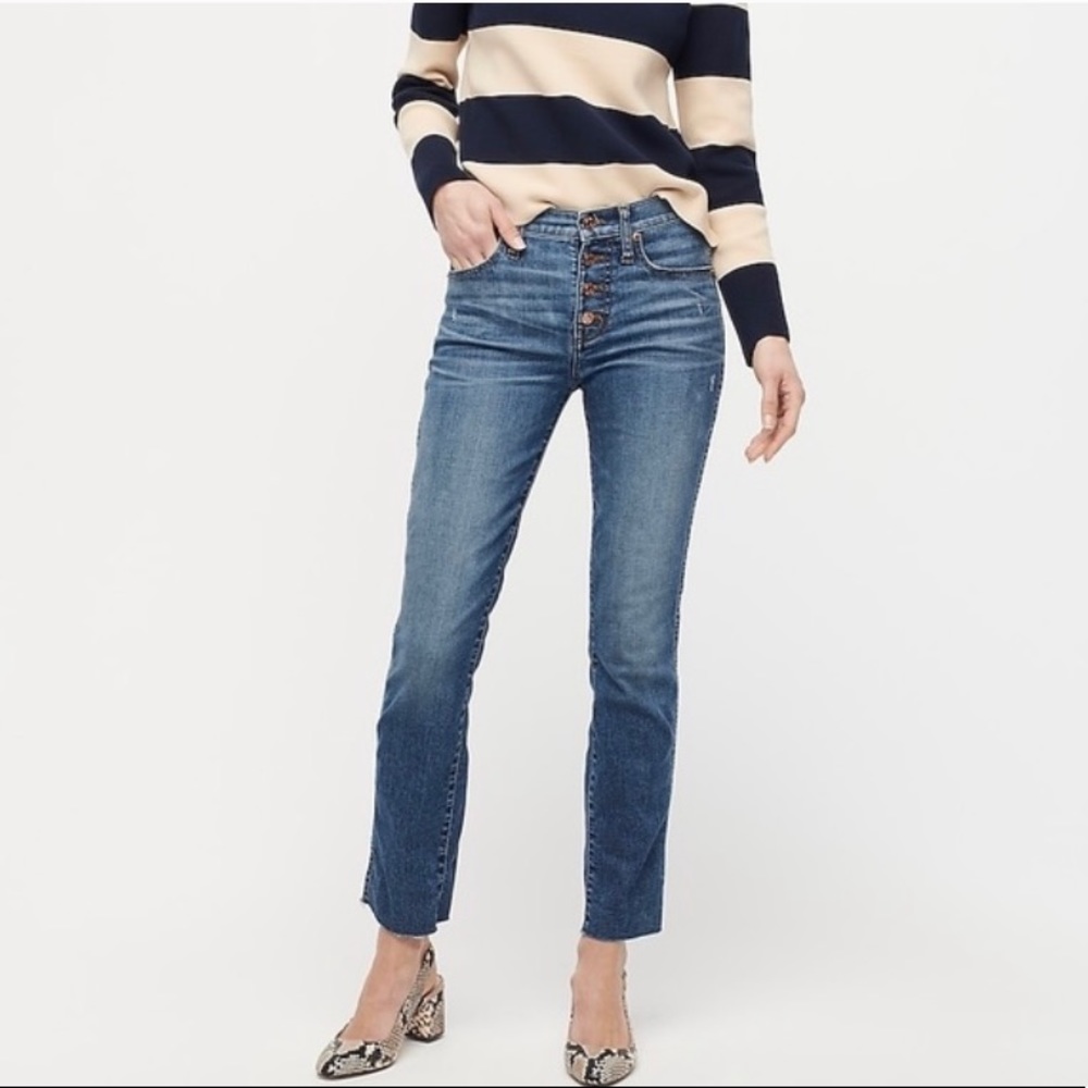 J. Crew jeans vintage straight high-rise eco denim